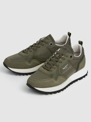 Pepe Jeans FOOTWEAR Sneakersy "Ari Soft" w kolorze khaki
