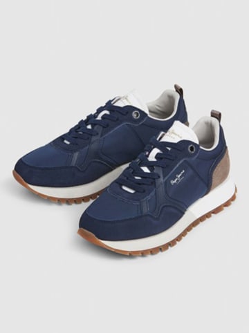 Pepe Jeans FOOTWEAR Sneakers "Ari Club" in Dunkelblau/ Braun