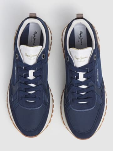 Pepe Jeans FOOTWEAR Sneakers "Ari Club" donkerblauw/bruin