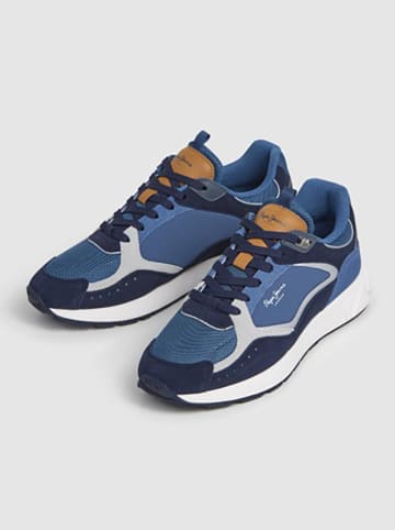 Pepe Jeans FOOTWEAR Sneakers "Marlon Road" blauw/donkerblauw