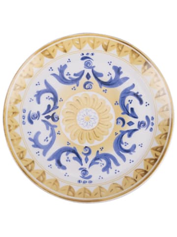 Villa d´Este Talerze (6 szt.) "Sicilia" ze wzorem na owoce - Ø 19,3 cm