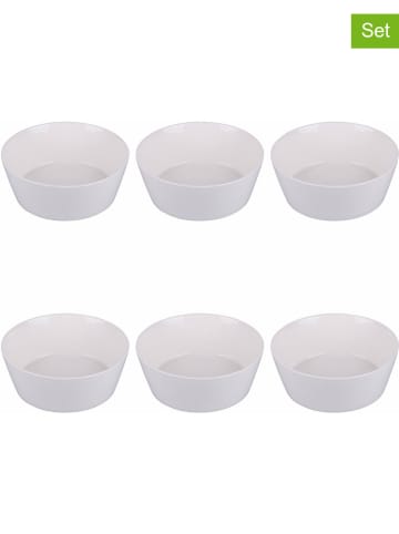 Villa d´Este 6er-Set: Müslischalen in Weiß - 900 ml