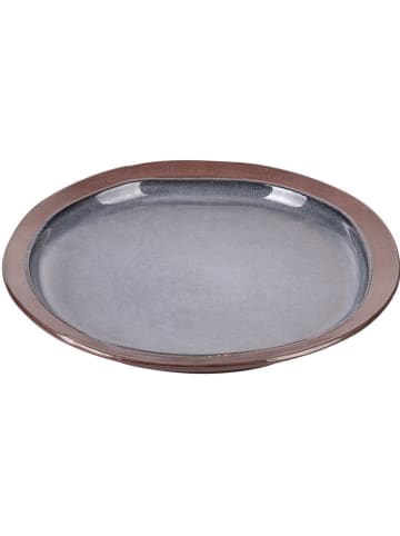 Villa d´Este Talerze obiadowe (6 szt.) "Bretagne" w kolorze granatowo-brązowym - Ø 26,5 cm