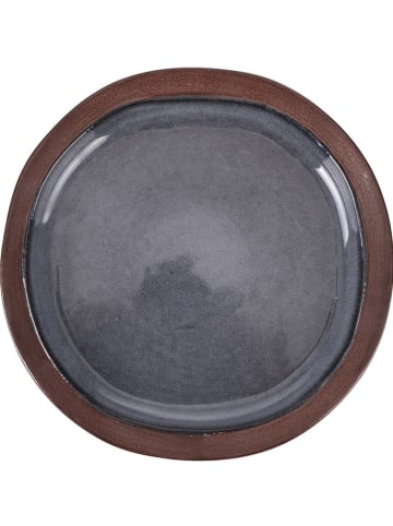 Villa d´Este Talerze obiadowe (6 szt.) "Bretagne" w kolorze granatowo-brązowym - Ø 26,5 cm