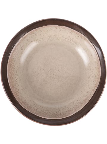 Villa d´Este Talerze głębokie (6 szt.) "Bretagne" w kolorze beżowo-brązowym - Ø 19,5 cm