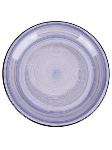 Villa d´Este 6-delige set: dinerborden "5 Toni" blauw - Ø 27 cm