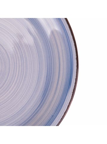 Villa d´Este 6er-Set: Frühstücksteller "Toni" in Blau - Ø 19 cm