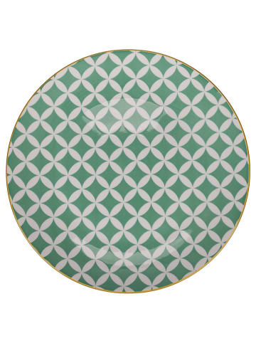 Villa d´Este 6-delige set: dinerborden "Confusion" meerkleurig - Ø 27 cm