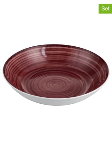 Villa d´Este 6-delige set: soepborden "Baita" paars - Ø 20,5 cm