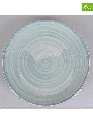 Villa d´Este 6er-Set: Obstteller "Baita" in Mint - Ø 19 cm