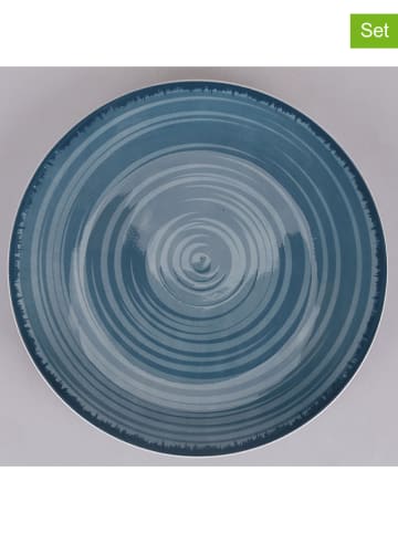 Villa d´Este 6er-Set: Obstteller "Baita" in Blau - Ø 19 cm