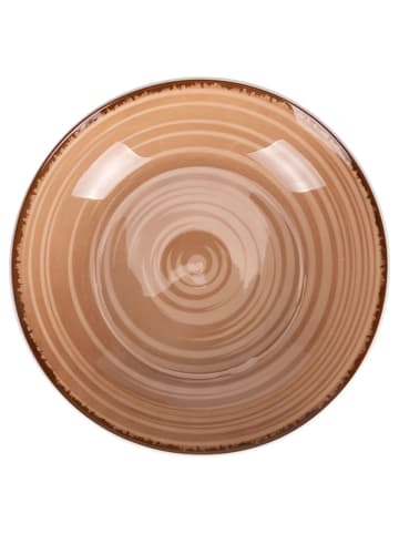 Villa d´Este 6-delige set: soepborden "Baita" lichtbruin - Ø 20,5 cm