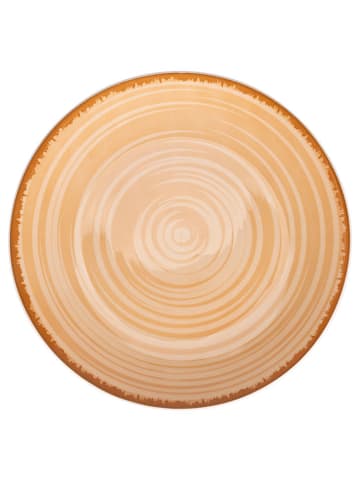 Villa d´Este 6-delige set: ontbijtborden "Baita" beige - Ø 19 cm