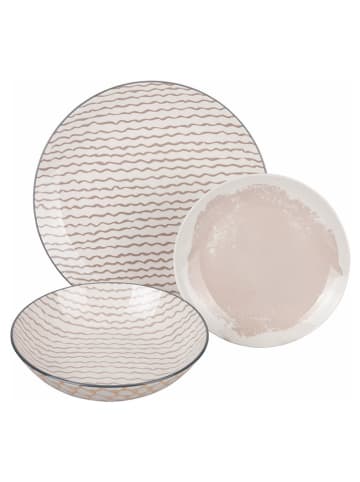 Villa d´Este 18-delig tafelservies "Soho" meerkleurig