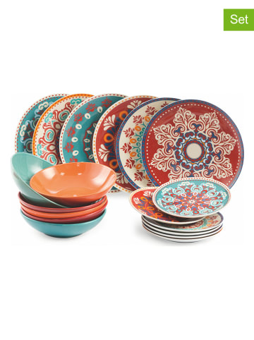Villa d´Este 18tlg. Tafelservice "Shiraz" in Bunt