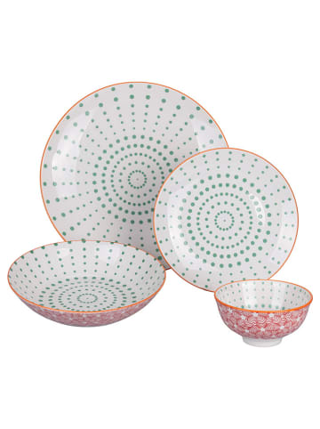 Villa d´Este 24-częściowy zestaw talerzy "Confusion" ze wzorem