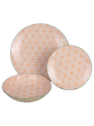 Villa d´Este 18-delig tafelservies "Confusion" meerkleurig