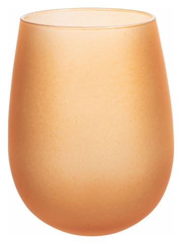 Villa d´Este 6er-Set: Gläser "Happy Hour" in Hellbraun/ Beige/ Gelb - 500 ml
