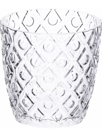 Villa d´Este 6er-Set: Wassergläser "Geometric" in Transparent - 380 ml