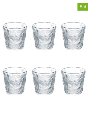 Villa d´Este 6er-Set: Wassergläser "Amnesia" in Transparent - 275 ml