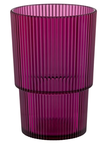 Villa d´Este Szklanki (12 szt.) "Unico" w kolorze różowo-fioletowo-jasnoróżowym - 420 ml