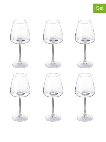 Villa d´Este 6-delige set: wijnglazen "Tasting" - 580 ml