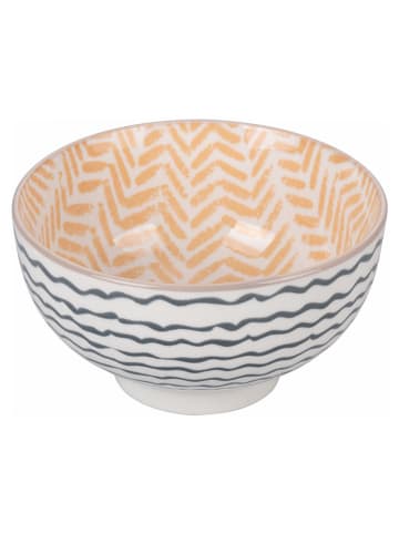 Villa d´Este Miski (6 szt.) "Soho" w kolorze biało-czarno-beżowym - Ø 11,8 cm