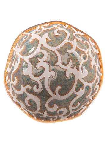 Villa d´Este Miski (2 szt.) w kolorze beżowo-błękitnym - Ø 12,5 cm