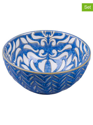 Villa d´Este Miski (2 szt.) w kolorze niebieskim - Ø 12,5 cm