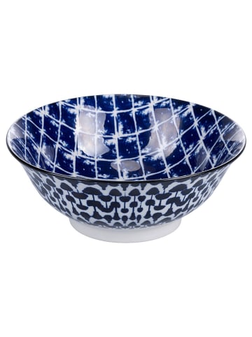 Villa d´Este Schale "Confusion" in Blau - Ø 21,5 cm