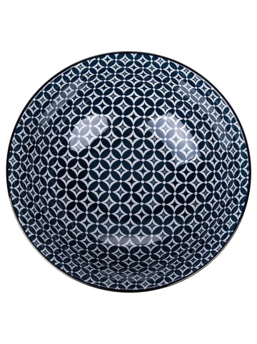 Villa d´Este Miska "Confusion" w kolorze czerwono-niebieskim - Ø 23 cm