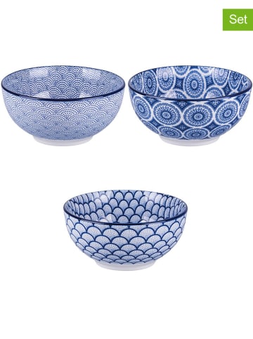 Villa d´Este 6er-Set: Schalen "Confusion" in Blau - 680 ml