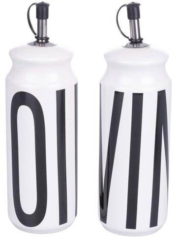 Villa d´Este 5tlg. Menage-Set "Big is more" in Weiß