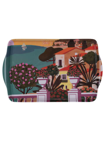 Villa d´Este 2-delige set: dienbladen "Thats Love" meerkleurig