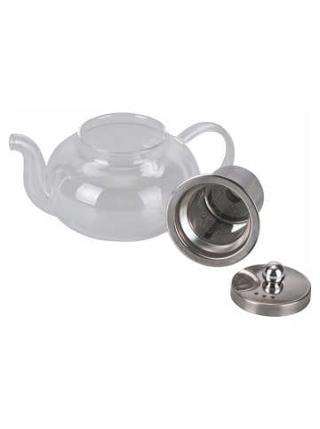 Villa d´Este Teekanne in Transparent/ Silber - 600 ml