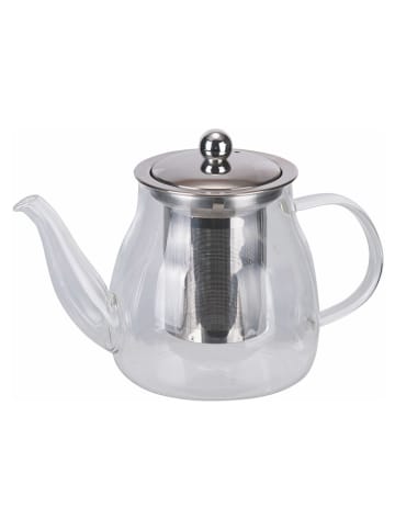 Villa d´Este Theekan transparant/zilverkleurig - 600 ml