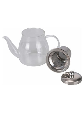 Villa d´Este Teekanne in Transparent/ Silber - 600 ml