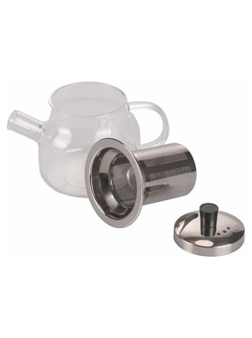 Villa d´Este Teekanne in Transparent/ Silber - 470 ml