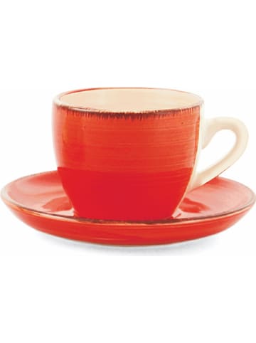 Villa d´Este 6-delige set: espressokoppen "Baita" meerkleurig - 90 ml