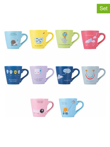 Villa d´Este 8er-Set: Espressotassen in Bunt - 90 ml