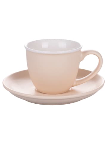 Villa d´Este Filiżanki (6 szt.) "Shape" w kolorze jasnoróżowym - 100 ml