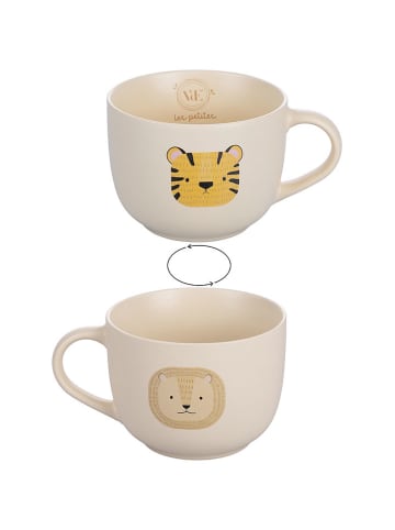 Villa d´Este Kubek jumbo "Les Petites" w kolorze kremowo-żółtym - 550 ml