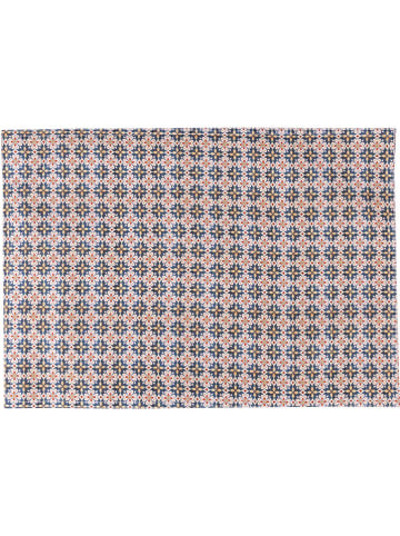Villa d´Este Tischset "Valladolid" in Beige/ Dunkelblau/ Rot - (L)33 x (B)48 cm