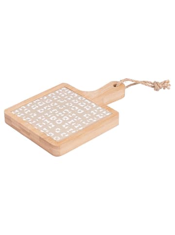 Villa d´Este Deska "Ginza" w kolorze jasnobrązowo-beżowym do krojenia - 13,5 x 20 cm