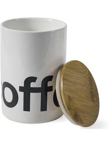 Villa d´Este Voorraaddoos "Coffee" wit - 750 ml