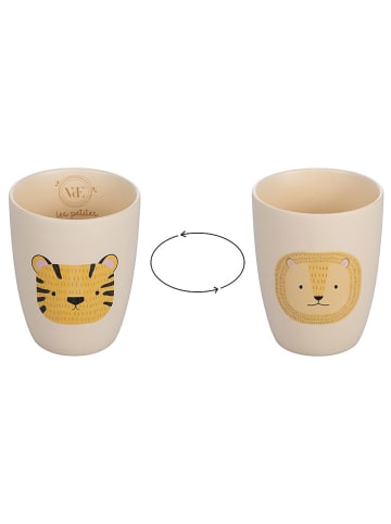 Villa d´Este Zahnbürstenbehälter "Les Pettites" in Creme/ Gelb - 340 ml