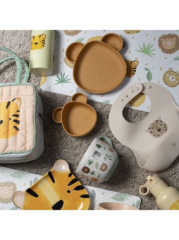 Villa d´Este Butelka termiczna "Hippo" w kolorze szaro-białym - 420 ml