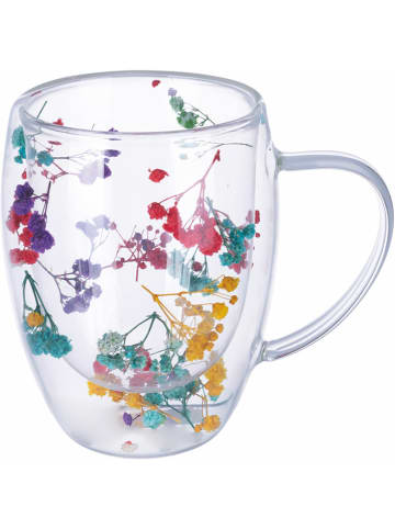 Villa d´Este Szklanka "Flowers" ze wzorem na herbatę - 300 ml