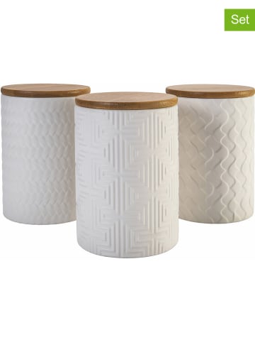 Villa d´Este 3er-Set: Vorratsdosen "Shade" in Weiß - 750 ml