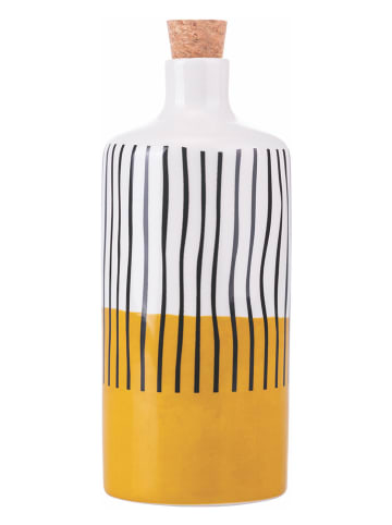 Villa d´Este Dozownik "Venice" w kolorze biało-czarno-żółtym do oleju - 866 ml